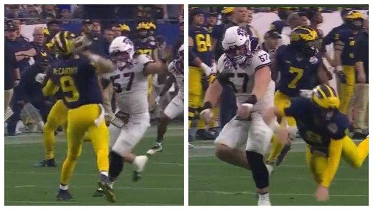 TCU-Michigan Game Gets Yet Another Terrible Roughing The Passer Call – uBetMobile.com