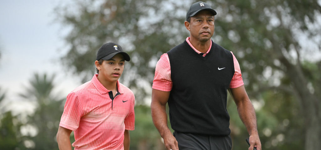 , Tiger Woods Jabs At Charlie In Wholesome Interview After Strong Round &#8211; uBetMobile.com