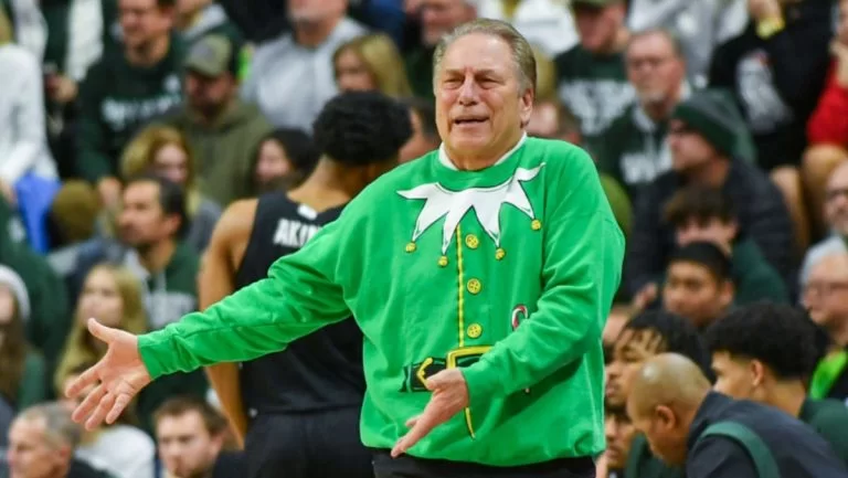 Tom Izzo Was Almost Tossed Whereas Carrying An Ugly Christmas Sweater – uBetMobile.com