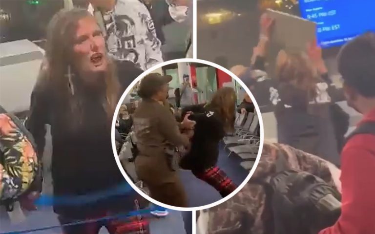 Toothless Female Yelling ‘The Lord Is Coming’ & ‘You Bitches Are Dumb’ Launches Laptop At American Airlines Employee – Mobile Betting On the internet – uBetMobile.com