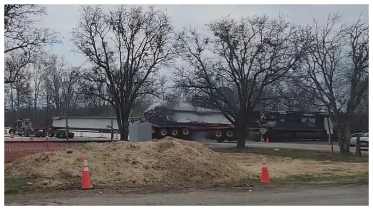 Train Obliterates Semi-Truck Stuck At Red Light In Viral Video – uBetMobile.com