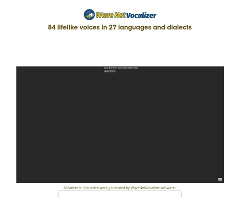 WaveNetVocalizer – uBetMobile.com