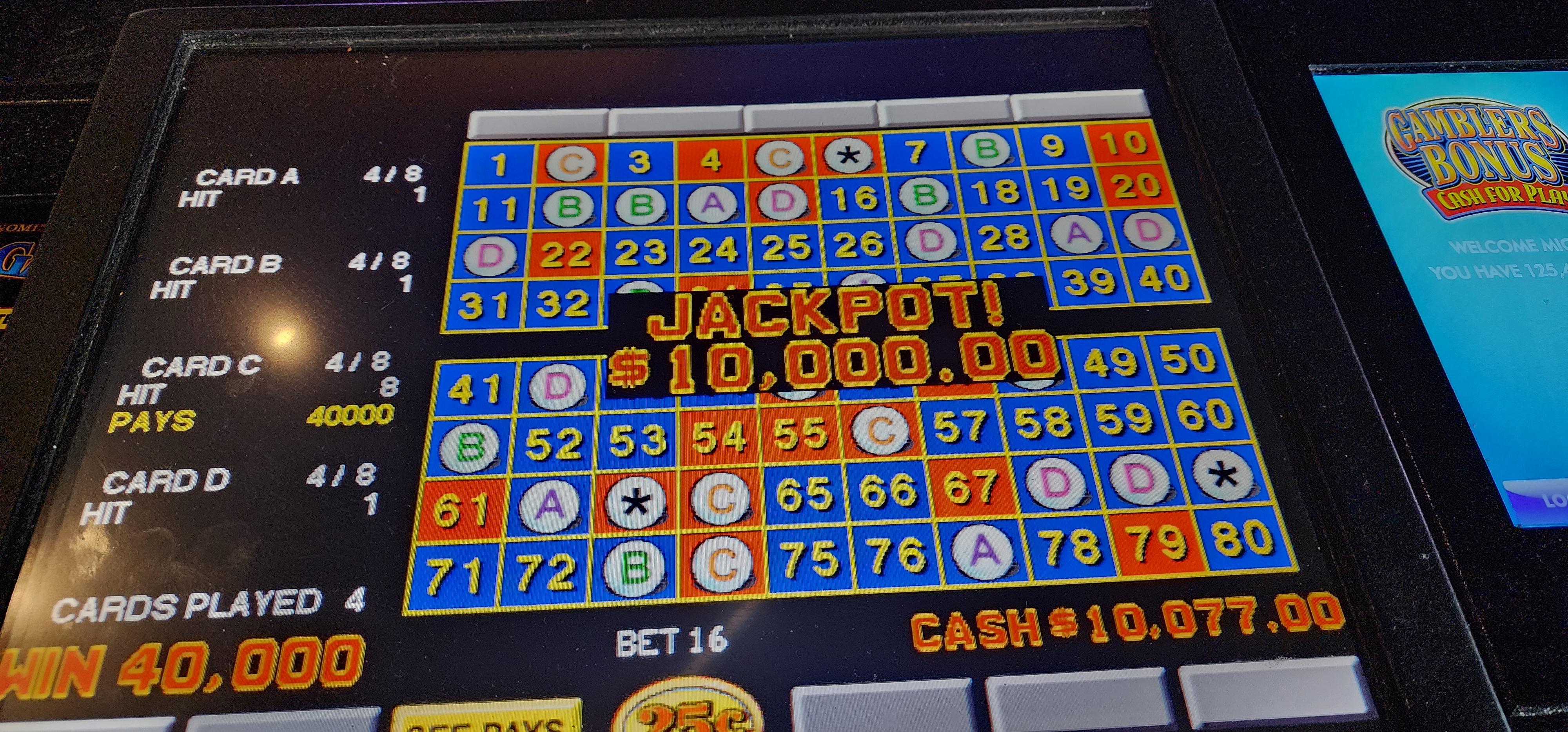 , hit 8/8 playing Dollars today. $10k (northern nV) : gambling &#8211; uBetMobile.com