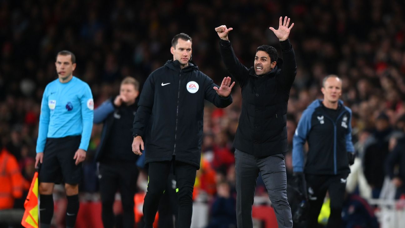 Arsenal&#8217;s Arteta rejects criticism over touchline behaviour &#8211; uBetMobile.com