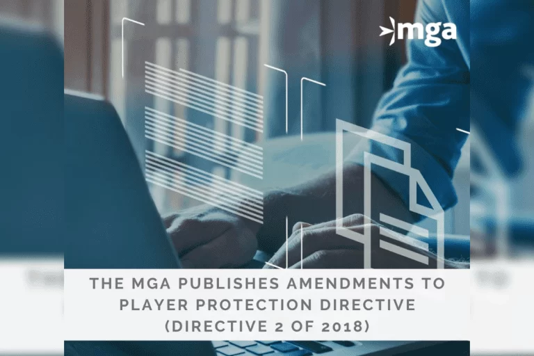 MGA Publishes Amendments to the Player Protection Directive – European Gaming Industry News – uBetMobile.com