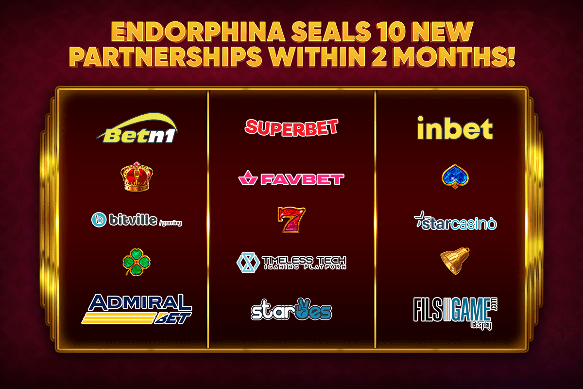 Endorphina seals 10 new partnerships within 2 months! – European Gaming Industry News &#8211; uBetMobile.com