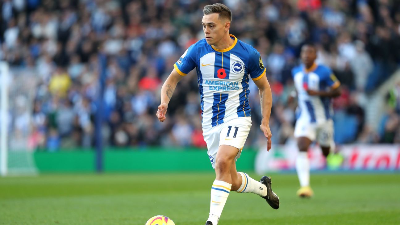 Arsenal complete signing of Leandro Trossard from Brighton