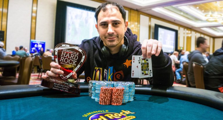 Aram Oganyan Wins Lucky Hearts Poker Open $25,000 High Roller – uBetMobile – 2023