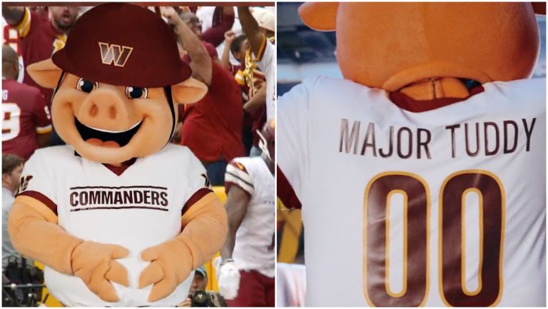 Commanders Unveil New Mascot Major Tuddy; Former Hogs Prepared To Litigate – uBetMobile.com