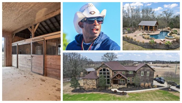 Deion Sanders Unable To Tend To His Horses, Puts 42-Acre Farmhouse On Market – uBetMobile.com