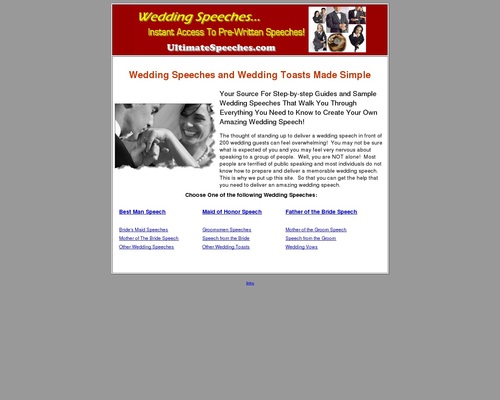 Deliver an Amazing Wedding Speech– Instant Wedding Speeches & Toasts – uBetMobile.com