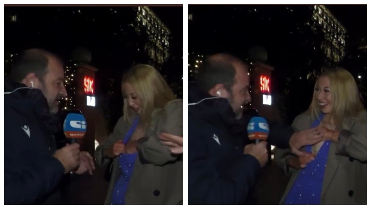 , Drunk Soccer Fan Tries To Show Boobs On TV But Reporter Saves (Ruins) The Day – Mobile Betting Online &#8211; uBetMobile.com