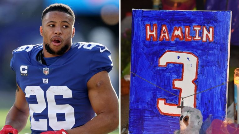 Giants RB Saquon Barkley Says Playing This Week Will Be A Struggle After Damar Hamlin’s Cardiac Arrest – Mobile Betting Online – uBetMobile.com