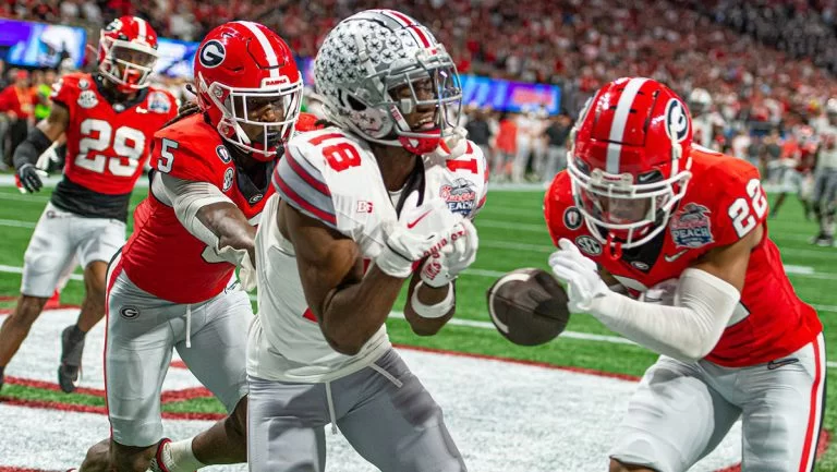 How Was Targeting Not Called On Georgia For Hit On Ohio State WR Marvin Harrison Jr.? – Mobile Betting Online – uBetMobile.com