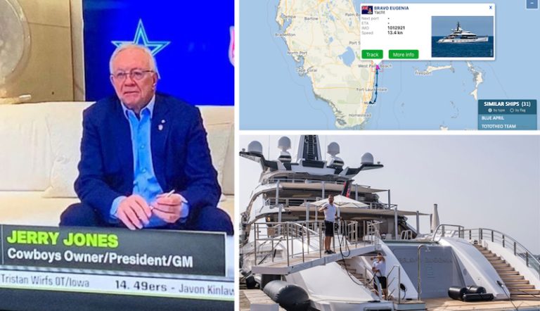 It Appears Jerry Jones Is Positioning His $225 Million Megayacht For The NFC Championship Game – Mobile Betting Online – uBetMobile.com