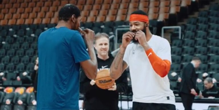 Kevin Durant, Markieff Morris’ Joint-Rolling Handshake Is Too Easy – uBetMobile.com