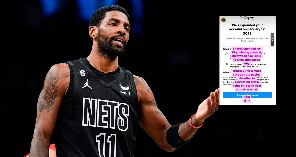 , Kyrie Irving&#8217;s Instagram Mysteriously Suspended For No Evident Motive &#8211; uBetMobile.com