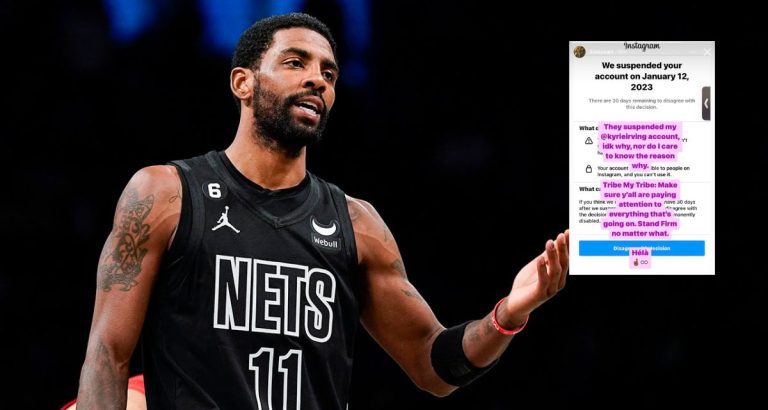 Kyrie Irving’s Instagram Mysteriously Suspended For No Evident Motive – uBetMobile.com