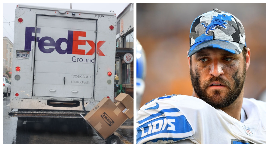 , Lions OL Taylor Decker Gets In Wild Twitter Feud With FedEx &#8211; uBetMobile.com