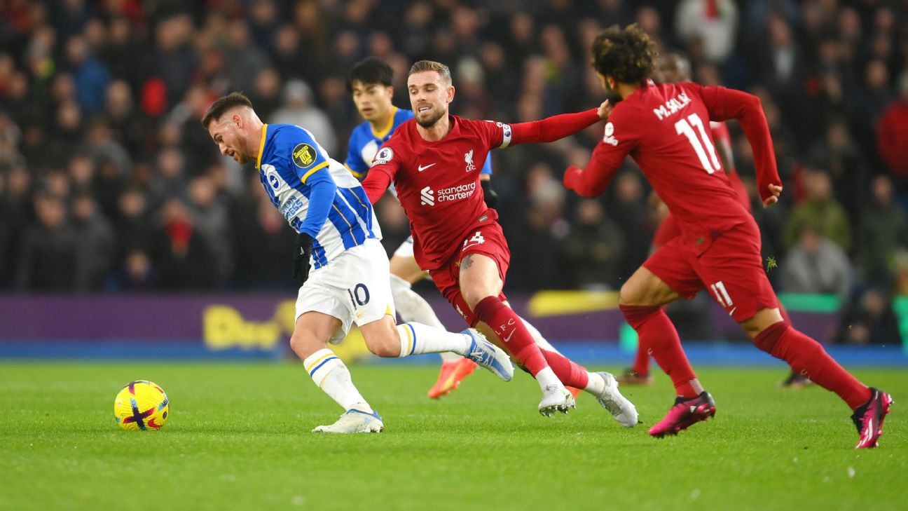 , Liverpool ratings &#8211; Salah 4/10, midfield bad in Brighton loss &#8211; uBetMobile.com