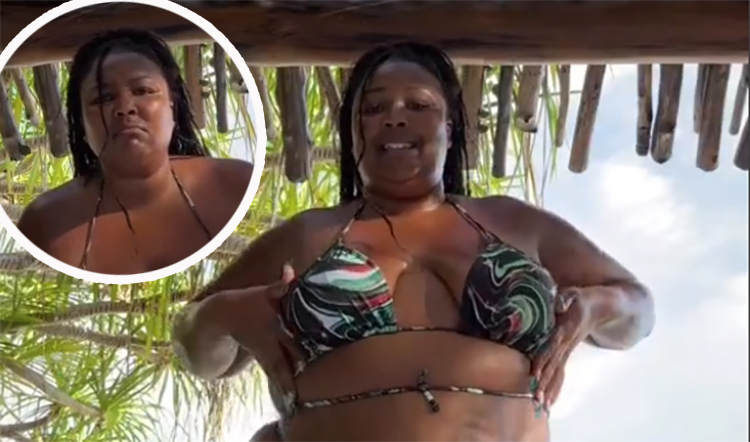 , Lizzo Claims &#8216;This Body Is Art&#8217; While Dumping Out Her Huge Ass In A Thong Bikini – Mobile Betting Online &#8211; uBetMobile.com