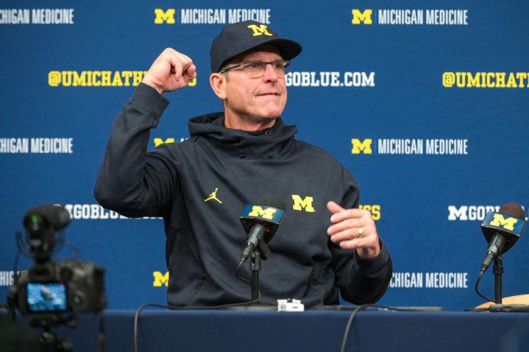 Michigan Football Coach Jim Harbaugh Remaining, College President Says – uBetMobile.com