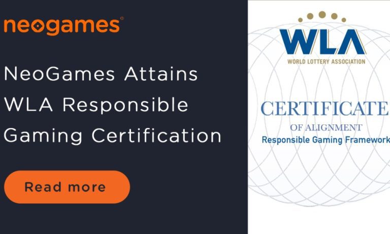 NeoGames Obtains WLA Responsible Gaming Certification – European Gaming Industry News – uBetMobile.com