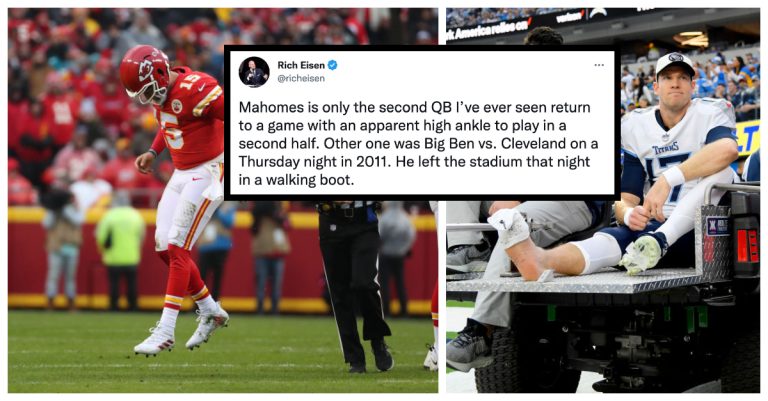 Rich Eisen Praises Patrick Mahomes Toughness, Disrespects Ryan Tannehill – uBetMobile.com