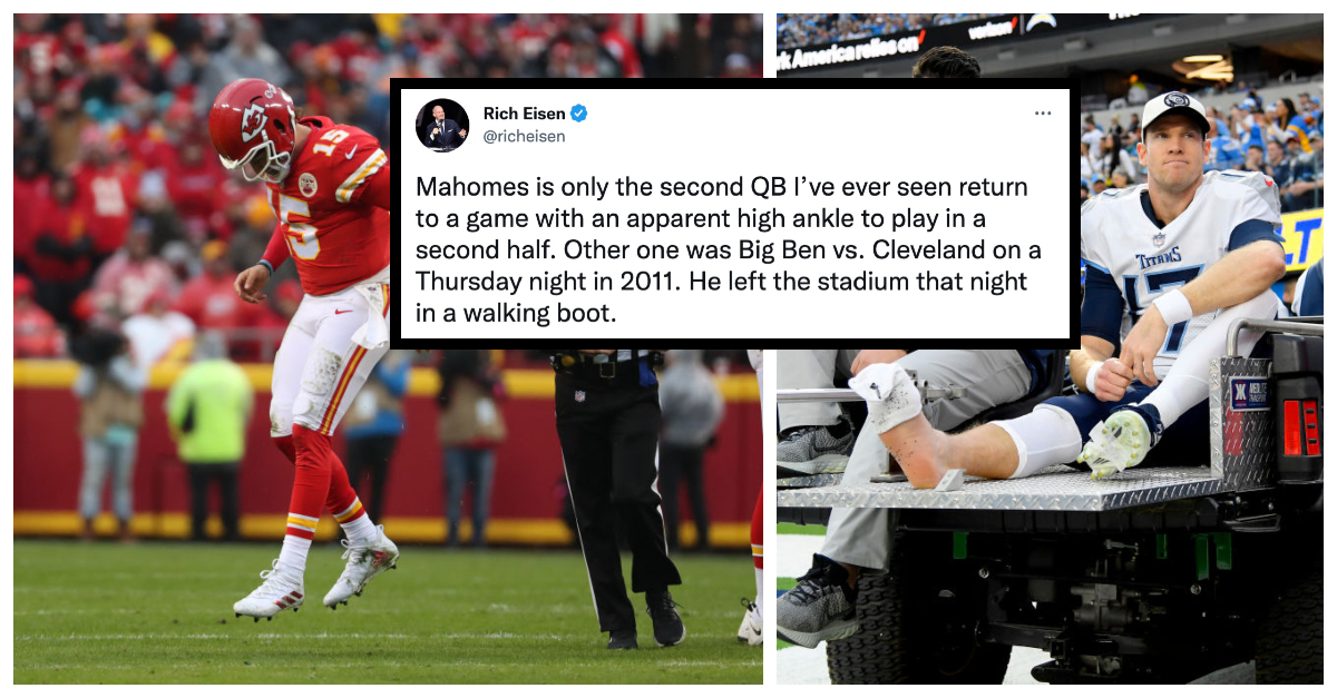 , Rich Eisen Praises Patrick Mahomes Toughness, Disrespects Ryan Tannehill &#8211; uBetMobile.com