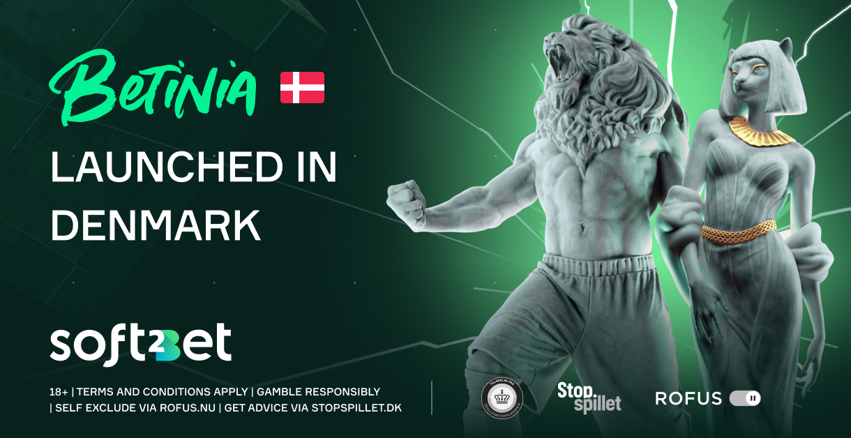 Soft2Bet launches its first brand in Denmark – Betinia &#8211; uBetMobile &#8211; 2023