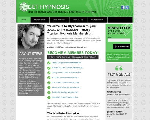 Titanium Hypnosis Memberships by Steve G. Jones – uBetMobile.com