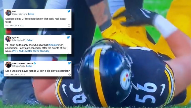 Twitter Users Sound Off On Steelers For Apparent CPR Celebration – uBetMobile.com