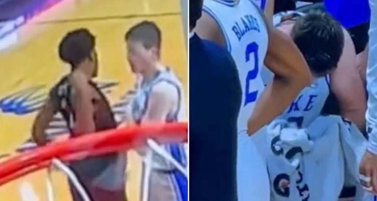 Virginia Tech Player Celebrates Win More than Duke By Throat-Punching Dukie – uBetMobile.com