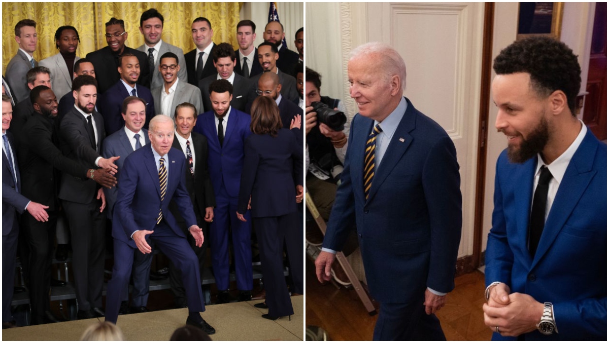 , Warriors Visit White House; Biden-Harris Awkwardness Ensues &#8211; uBetMobile.com