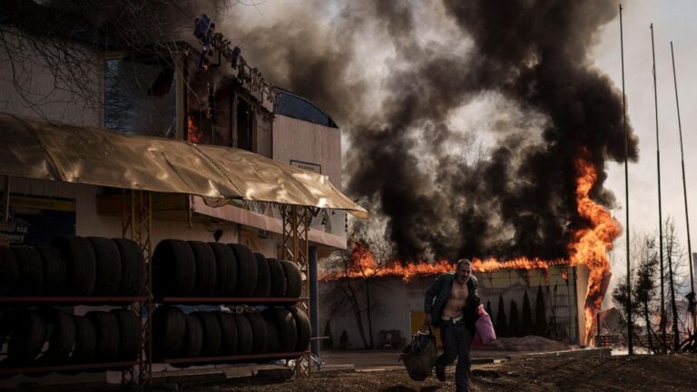 AP PHOTOS: In Ukraine, searing pictures seize a yr of struggle | News and Gossip