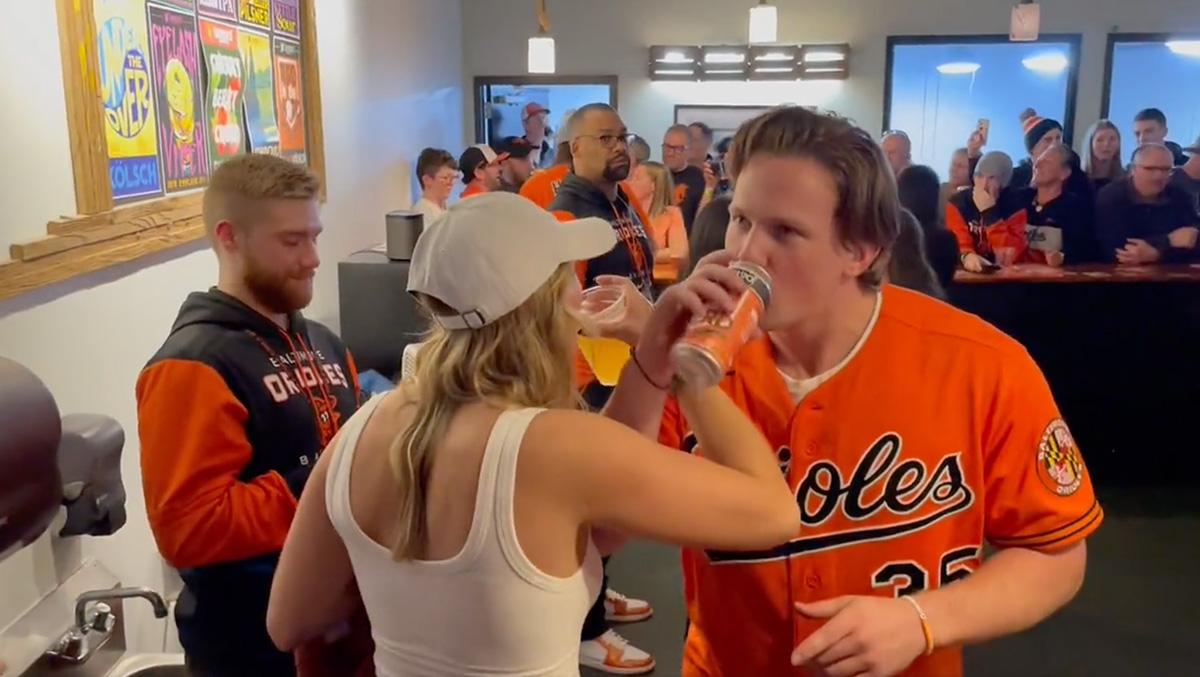 , Adley Rutschman Is America&#8217;s Catcher After Chugging Beer With Orioles &#8211; uBetMobile.com