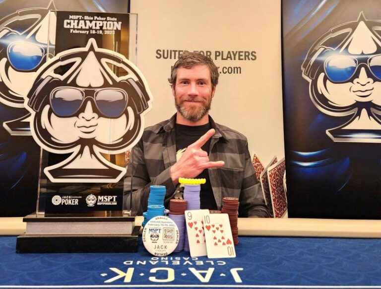 Anthony Cico Wins Mid-States Poker Tour $1,100 Ohio Poker State Championship – uBetMobile – 2023