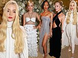 Anya Taylor, Lily Allen, Poppy Delevingne and Jourdan Dunn attend Vogue BAFTA after occasion