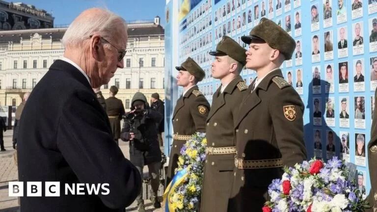 Biden visits Zelensky in Kyiv and says Putin ‘dead unsuitable’ on Ukraine warfare – uBetMobile – Global News