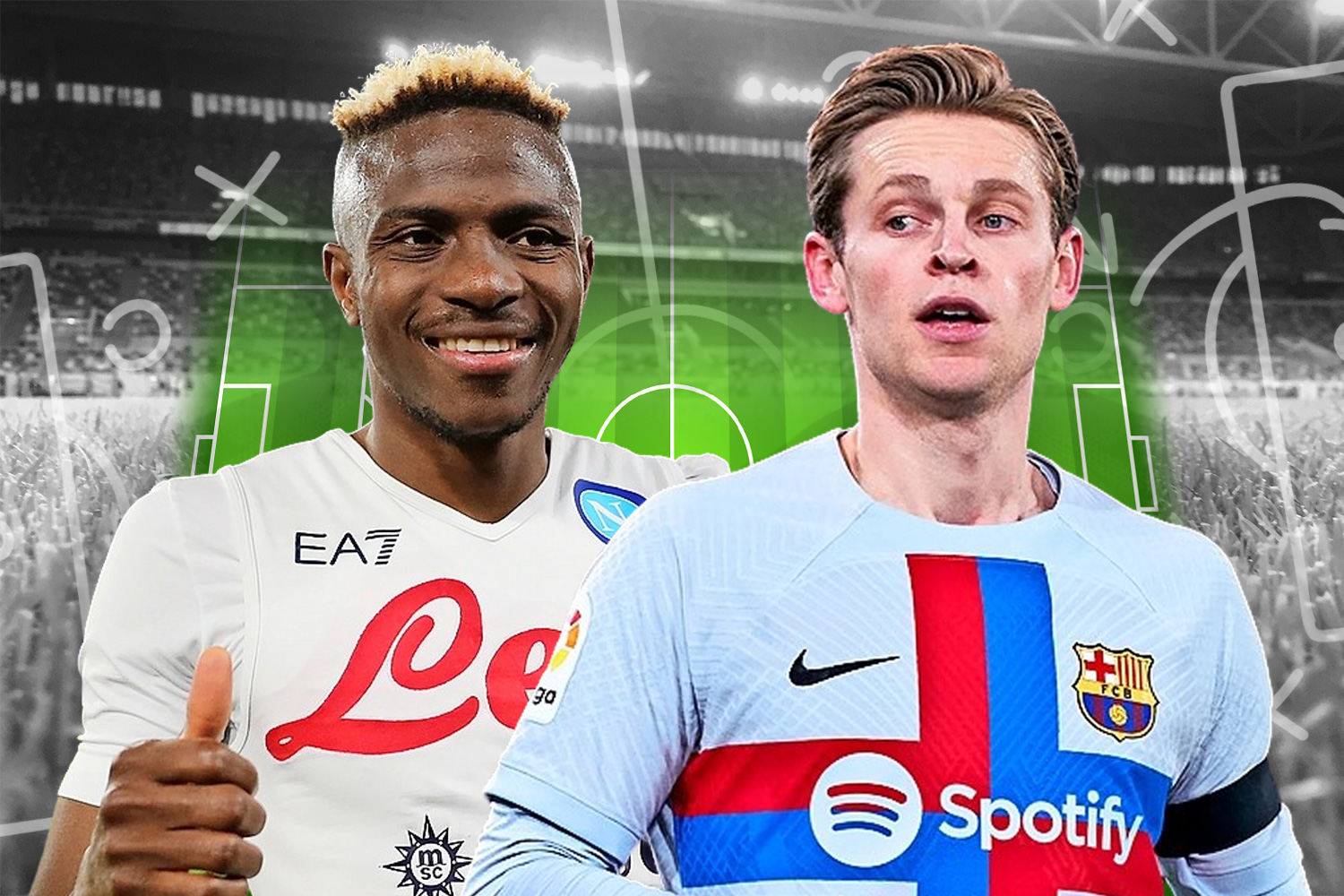 , Frenkie de Jong indicators together with Victor Osimhen as Harry Kane various – Manchester United XI to problem for Premier League title | News and Gossip