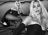 Kim Kardashian flashes her chest in a leotard for Dolce &#038; Gabbana