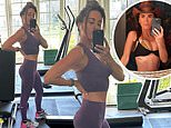 Kyle Richards, 54, once more flaunts her newly slender physique on the fitness center