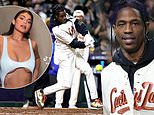 Kylie Jenner&#8217;s ex Travis Scott hits a house run in the Superstar Softball Basic