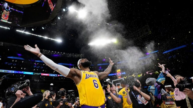 LeBron James makes NBA historical past on a star-crammed night time in LA | News and Gossip