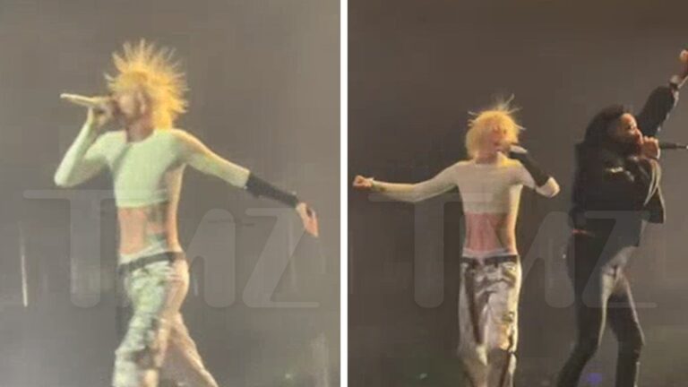 Machine Gun Kelly Says He Was Electrocuted Throughout Tremendous Bowl Celebration Live performance | News and Gossip