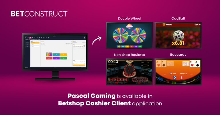 Pascal Gaming’s Integration into Betshop Cashier Client – uBetMobile – 2023