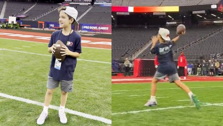 Peyton Manning’s 11-Year-Old Son Marshall Throws Darts At Pro Bowl – uBetMobile.com