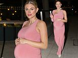 Pregnant Ashley James showcases her blossoming child bump