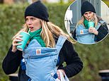 Prince Harry&#8217;s ex-girlfriend Cressida Bonas enjoys a stroll with new child son Wilbur James