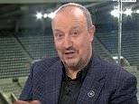 Rafael Benitez fails to recreate magic from viral clip of him with Sky Sports graphic in studio